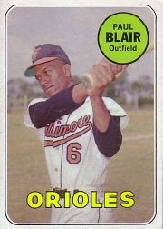 1969 Topps Baseball Cards      506     Paul Blair